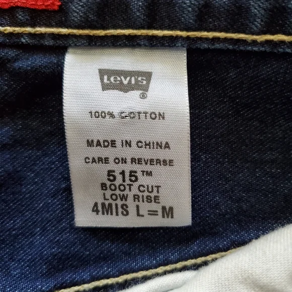 Levis 515 Nouveau boot jeans. Low-rise aize 4. - Picture 5 of 9